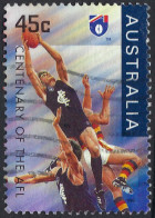AUSTRALIA 1996 45c Multicoloured- 100th Ann Of AFL, Carlton Blues FU - Usados