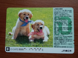 T-548 - JAPAN, Japon, Nipon, Carte Prepayee, Prepaid Card, CARD, DOG, CHIEN - Sonstige & Ohne Zuordnung