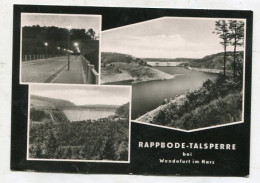 AK 191132 GERMANY - Rappbode-Talsperre Bei Wendefurt Im Harz - Unterharz