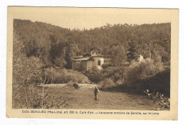 CPA BEAULIEU, PECHEUR, LA SOURCE ROMAINE DE SERVILLE, SUR LA LOIRE, HAUTE LOIRE 43 - Otros & Sin Clasificación