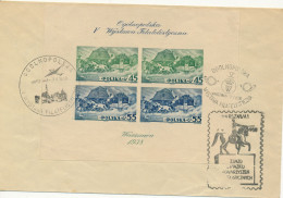 BF0082 / POLEN / POLSKA   -  WARSZAWA  -  1.-7.5.38  FD  ,  5. Briefmarkenausstellung  -  Michel Block 5 B - Lettres & Documents