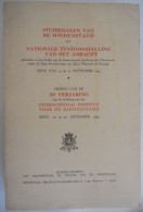 Gent 1953 Viering 50 J INTERNATIONAAL INSTITUUT VOOR DE MIDDENSTAND - Tentoonstelling Vh Ambacht / Vakmanschap - Storia