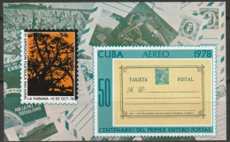 Kuba 1978 Mi-Nr.2345 Block 57 ** Postfrisch Briefmarkenausstellung, Havanna ( C 136) Günstige Versandkosten - Blocks & Kleinbögen