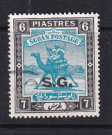 Sdn: 1936/46   Official - Arab Postman  'S.G.'  OVPT   SG O40b    6P    Used - Sudan (...-1951)