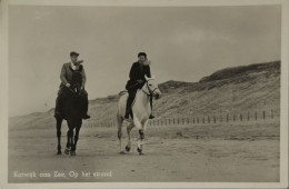 Katwijk Aan Zee // Op Het Strand (Paard Rijden) 1951 - Katwijk (aan Zee)