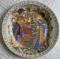 Assiette Murale En Céramique Egyptienne_Diamètre 20,5 Cm - Other & Unclassified