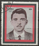 Kuba 1968 Mi-Nr.1789 O Gestempelt 15.Todestag Frank Pais( C 638) Günstige Versandkosten1,00€-1,20€ - Oblitérés