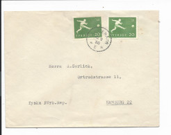 Schweden Bedarfsbrief MeF - Fussball - WM 1958 - 1958 – Svezia