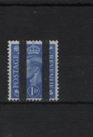 GB Michel Cat.No. Mnh/** 247 Scooling Overprint - Unused Stamps