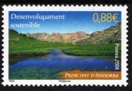 French Andorra - 2008 - Sustainable Development - Landscape - Mint Stamp - Neufs