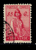 ! ! Cabo Verde - 1934 Ceres 85 C - Af. 211 - Used (ca 173) - Isola Di Capo Verde