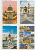 Basilica Di San Pietro,Santa Maria Maggiore, Il Campidoglio, Etc. Lot De 4 Cartes Postales - Collections & Lots