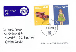 New Zealand 2023 Christchurch Toys Paper Doll Lines Bros Dump Truck Cover - Storia Postale