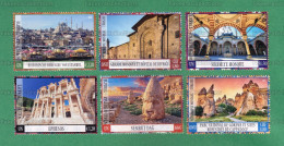 UNITED NATIONS / UNO / UN 2023 - TURKEY UNESCO WORLD HERITAGE SITES 6v MNH ** - Mosque, Mosques, Ephesus, Nemrud, Park - Islam