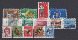 Svizzera Nuovi:  Annata 1955 Completa Senza BF - Collections