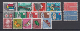 Svizzera Nuovi:  Annata 1957 Completa  - Lotti/Collezioni