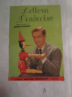 # SPARTITO LETTERA A PINOCCHIO / CON JOHNNY DORELLI - Musique Folklorique