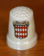 Dé à Coudre En Porcelaine" Monaco " Thimble - Fingerhüte