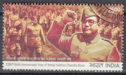 INDIEN 3719, Gestempelt, 125. Geburtstag Von Subhash Chandra Bose, 2021 - Usados