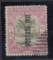 NORTH BORNEO 1901 - Canceled - Sc# J12 - Postage Due - Bornéo Du Nord (...-1963)