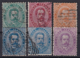 ITALY / ITALIA 1879 - Canceled - Sc# 45-48, 48, 50 - Gebraucht