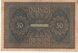 Allemagne/Billet De Banque Ancien/Allemagne/Reichsbanknote/Funfzig Mark/50 Mark/Berlin/Juni 1919      BILL260 - 50 Mark