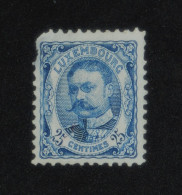 LUXEMBOURG 1906, Grand Duke William IV, Mi #76, MLH* (MH), CV: €39 - 1907-24 Ecusson