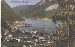 E1489) Salzkammergut - HALLSTATT  - Haus Details Im Vordergrund Dahinter See 1912 Josef Grill - Hallstatt