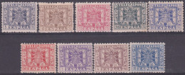 ESPAÑA TELEGRAFOS 1940-1943 Nº 76/84 NUEVO, CON FIJASELLOS - Telegraph
