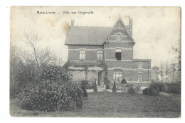 Maria Lierde.  -   Villa Van Ongevalle.   -   1909   Naar    Antwerpen  Kiel - Lierde