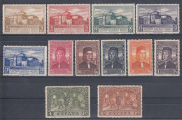 ESPAÑA 1930 Nº 547/558 NUEVO SIN FILASELLOS - Unused Stamps