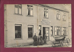 010124 - CARTE PHOTO - Wagenhau Und Hufbeschlag Carl Jäger - Calèche  Transport Commerce Artisan - Hautmont Nord ??? - Otros & Sin Clasificación