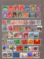 SWITZERLAND 52 Used (o) Different Stamps #1592 - Lotti/Collezioni