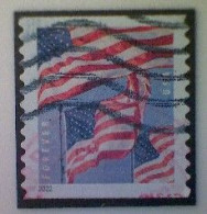 United States, Scott #5656, Used(o) Coil, 2022, Flag Definitive, (58¢) Forever - Gebraucht