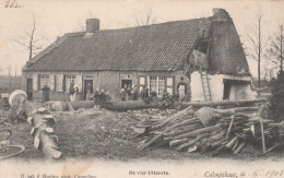 2 Oude Postkaarten   Calmpthout Kalmpthout  De Vier Uiterste  Chalet Zwarten Heuvel  1903 - Kalmthout