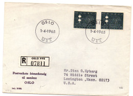 Carta De Noruega De 1965 - Brieven En Documenten