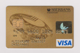 Sberbank RUSSIA VISA Gold Expired - Credit Cards (Exp. Date Min. 10 Years)