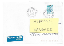 (C03) - NOUVELLE CALEDONIE - Y&T N°963 (?) SEUL SUR LETTRE MONT DORE AN 1 => FRANCE 2009 - Lettres & Documents