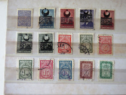 Turkey Oficial 1948-1960 - Timbres De Service