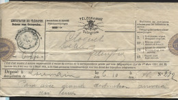 Telegramme Obl. Télégraphique FELUY-ARQUENNES 1892 (x646) Telegraaf - Telegrammen