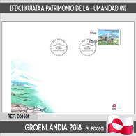 D0166# Groenlandia 2018 [FDC] Kujataa Patrimonio De La Humanidad (N) - FDC