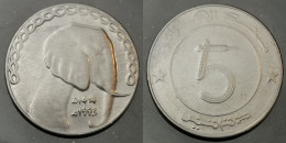 Monnaie Algérie - 1993 - 5 Dinars - Algerije