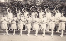 Carte Photo, Photo Card, Group Of Gymastic, Ballet Girls (pk86756) - Gymnastics