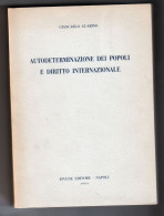 Autodeterminazione Dei Popoli E Diritto Internazionale Giancarlo Guarino Jovene 1984 - Droit Et économie