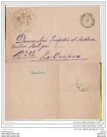 Romania ,Roumanie - Cover 1879 - Balta Dolj - Craiova - 1858-1880 Moldavie & Principauté