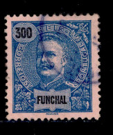 ! ! Funchal - 1897 D. Carlos 300 R - Af. 25 - Used (cb 169) - Funchal