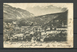 Schweiz Switzerland CHUR, Used 1902, Sent To Germany Postkartenverlag Künzli Zürich Dep. No. 2726 Mountains Berge - Coire