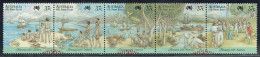 AUSTRALIA - 1988 First Fleet Arrival Strip Of 5 Stamps VST/ASC# 1045 Used - Gebruikt