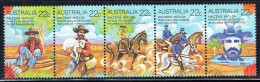 AUSTRALIA - 1980 Folklore Matilda Strip Of 5 Stamps VST/ASC# 747 Used - Gebruikt