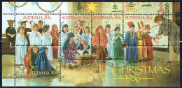 AUSTRALIA - 1986 Christmas Miniature Sheet VST/ASC# 1000 Used - Used Stamps
